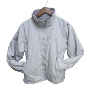 Womens COLUMBIA Sportswear Interchange  Grey Sz Large Puffer Style Jacket